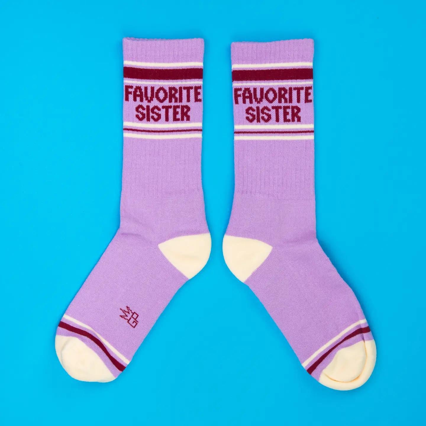 Favorite Sister Gym Crew Socks
