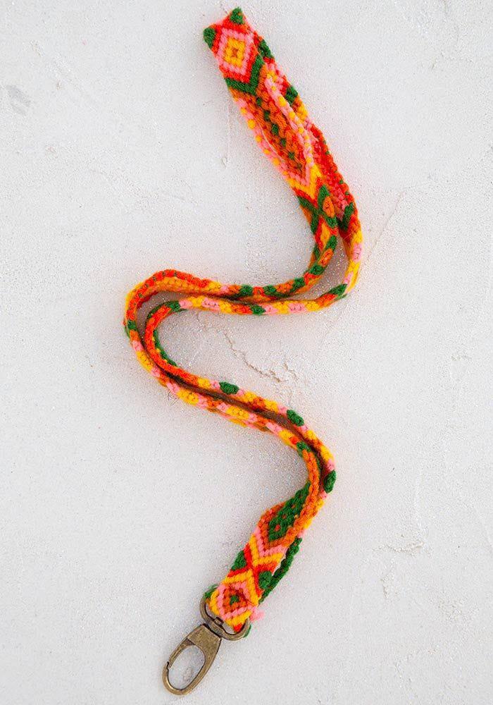Sayulita Lanyard Pink Orange