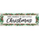 Cozy Christmas Message Bar