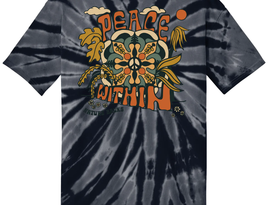 Peace Within Black Tee