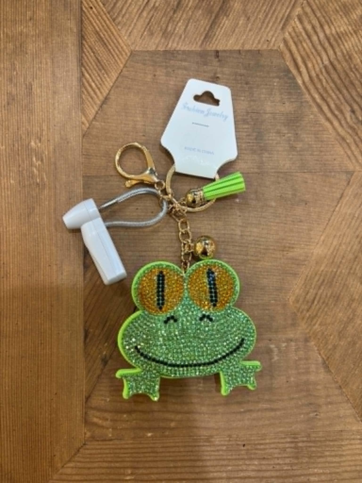 Puffy Rhinestone Keychains