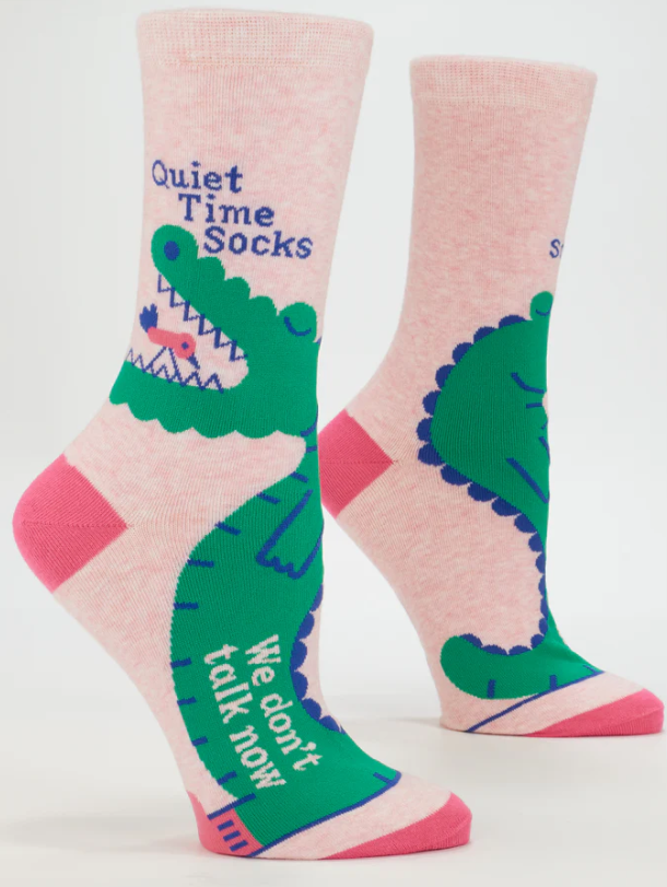 Quiet Time Women's Crew Socks