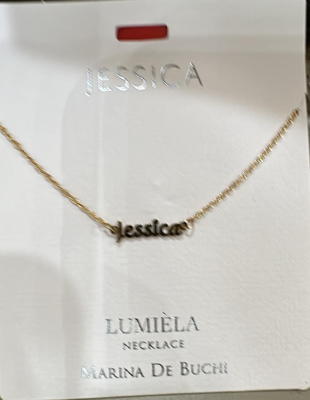 Lumiela Jessica Name Necklace