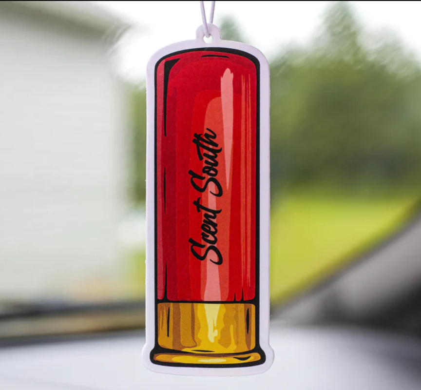 Shotgun Shell Forest Rain Car Air Freshener