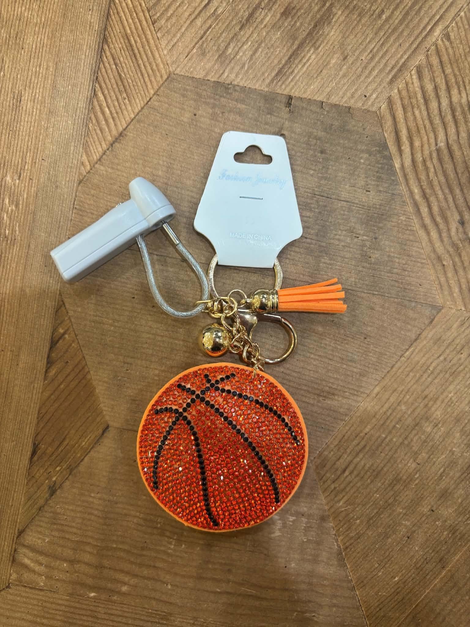 Puffy Rhinestone Keychains
