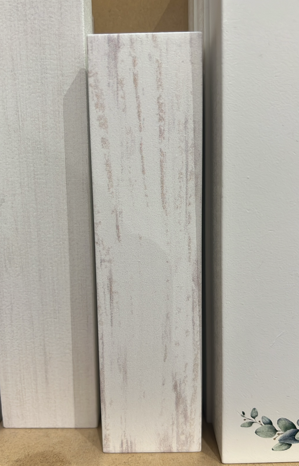 Engravable White Small 6x1.5 Sign