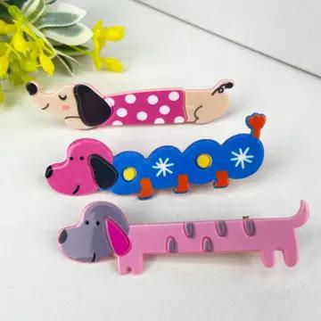 Cute Cartoon Dachshund Hair Clip - 3 Pack