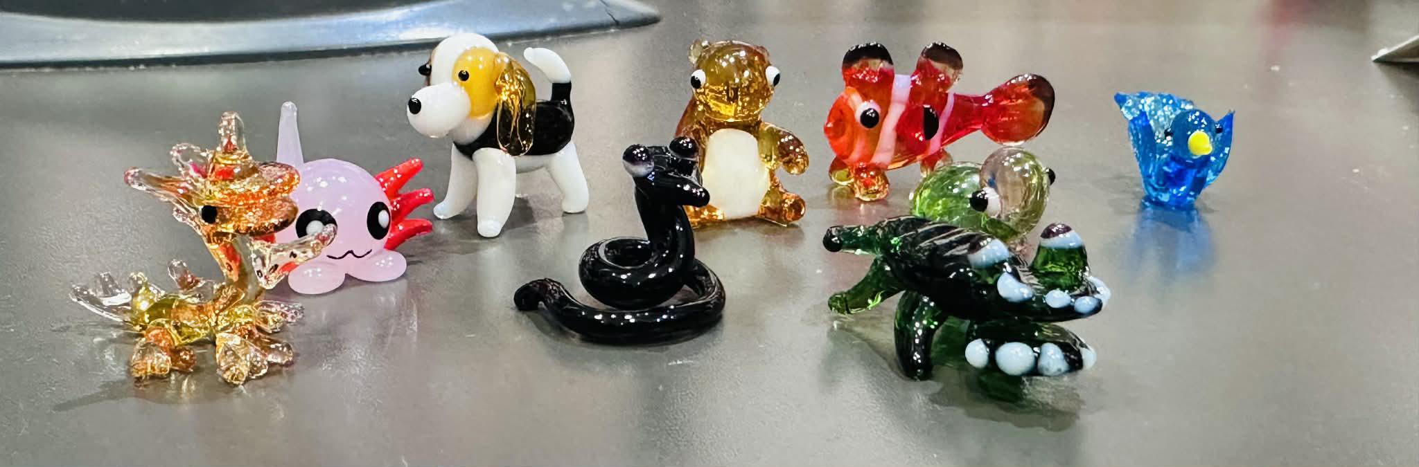 Miniature World - Glass Figurines