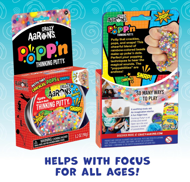 Crazy Aaron's Thinking Putty® - Popp'n Poke'n Dots