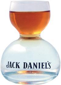 Jack Daniel's Whiskey on Water Glass