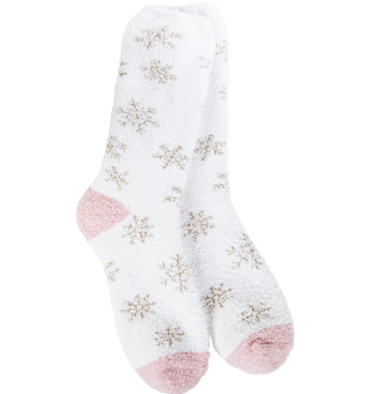 Winter Shimmer Crew Socks
