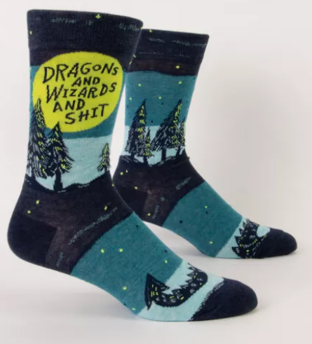 Dragons & Wizards Men's Crew Socks