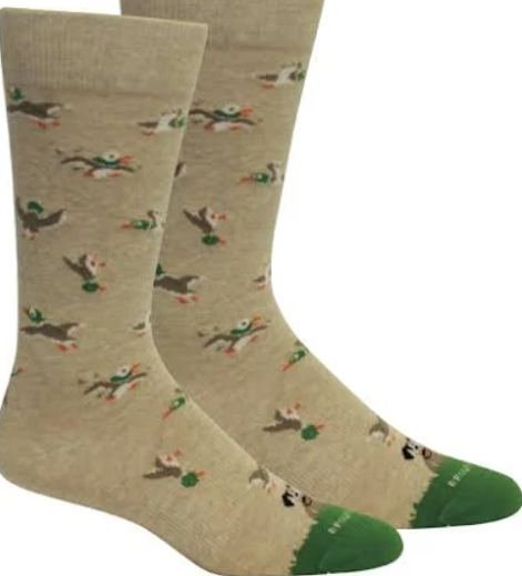 Duck Hunt Oatmeal Socks