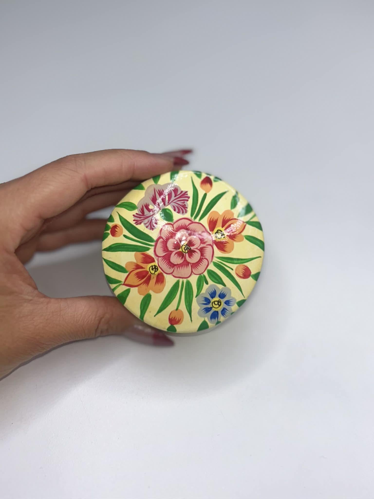 Papier Mache Round Assorted Boxes