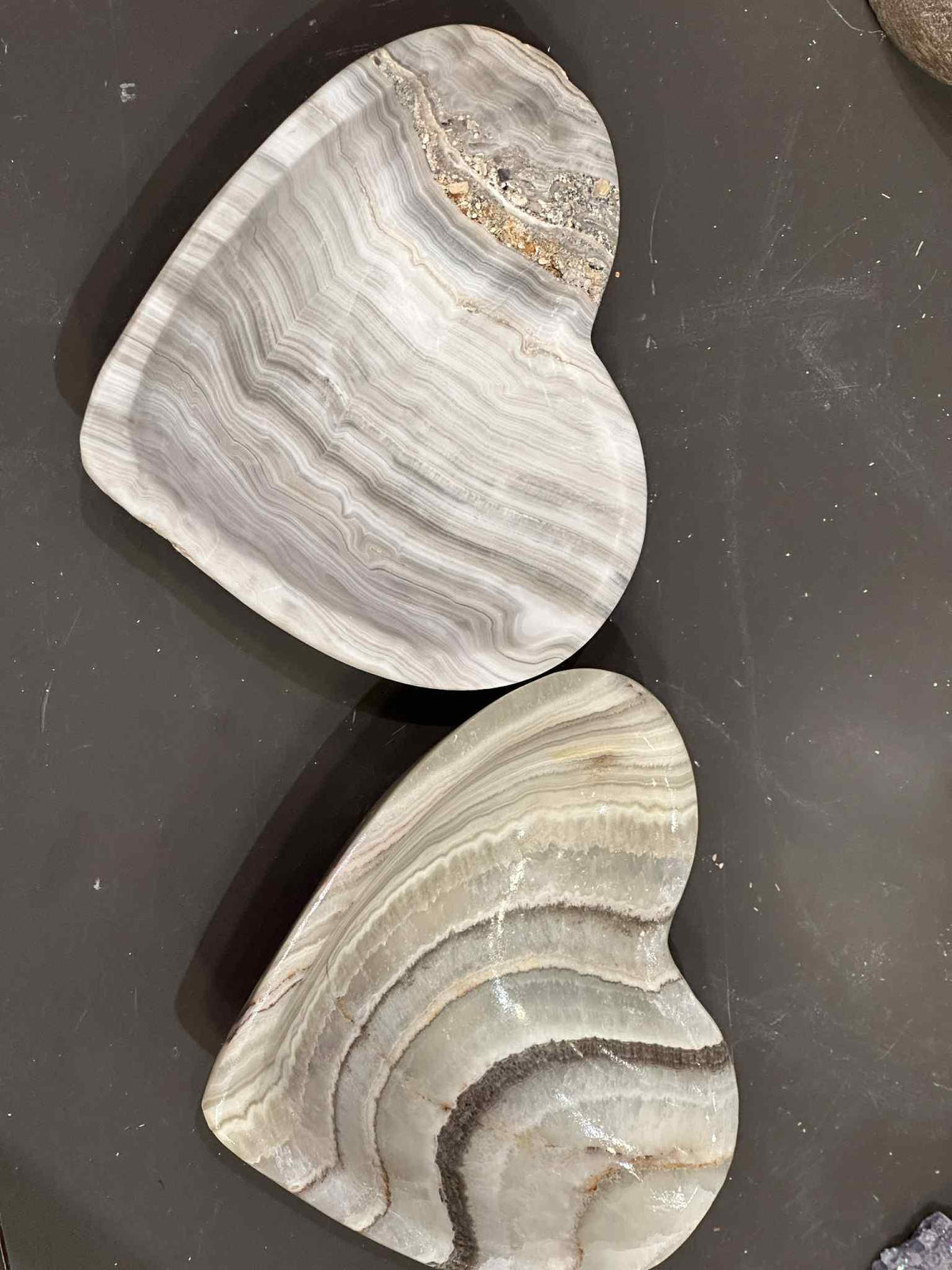 Green Onyx Heart Bowl