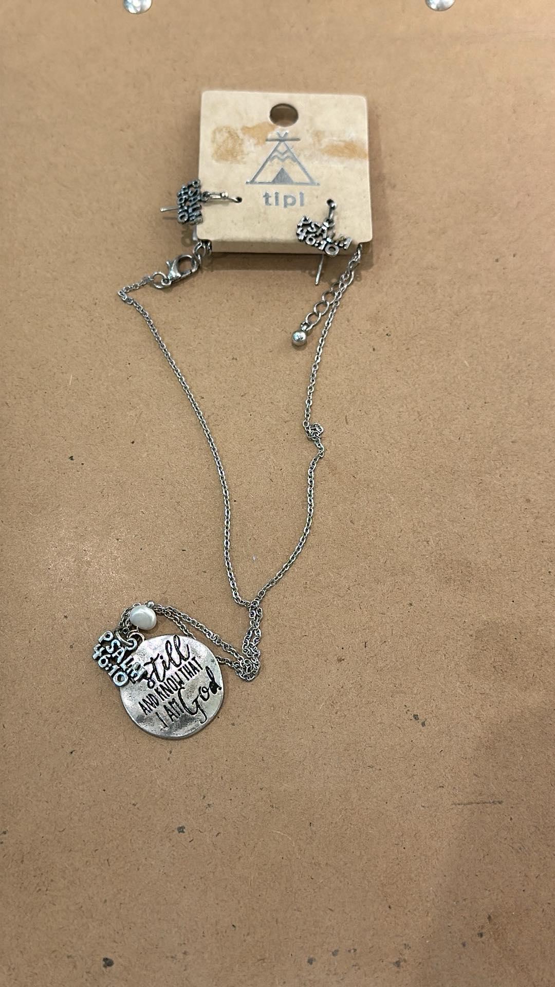 Charm Necklace & Earring Set