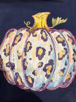 Blue Gold Pumpkin Tee