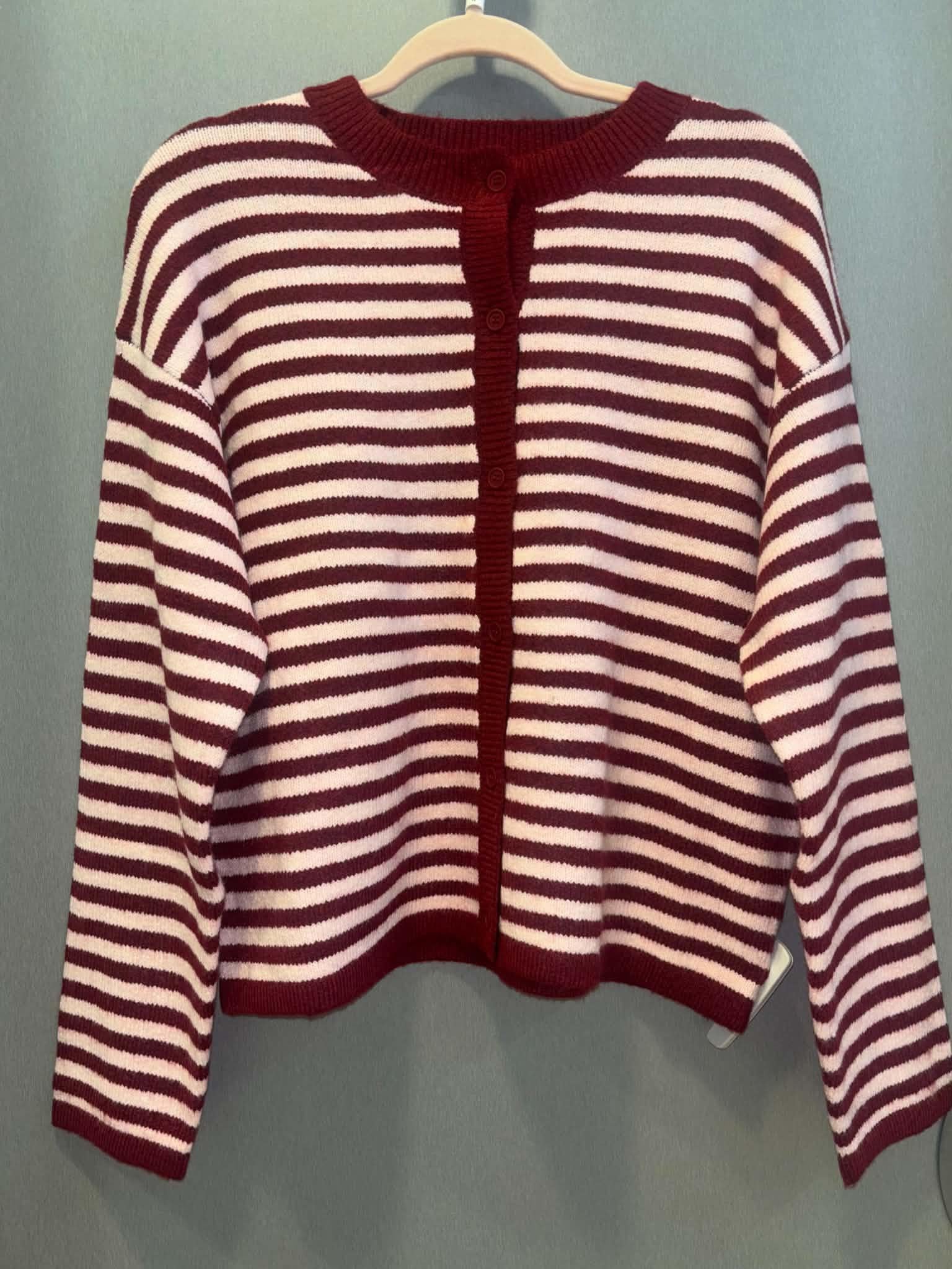 Pink/Burgendy Stripe Set