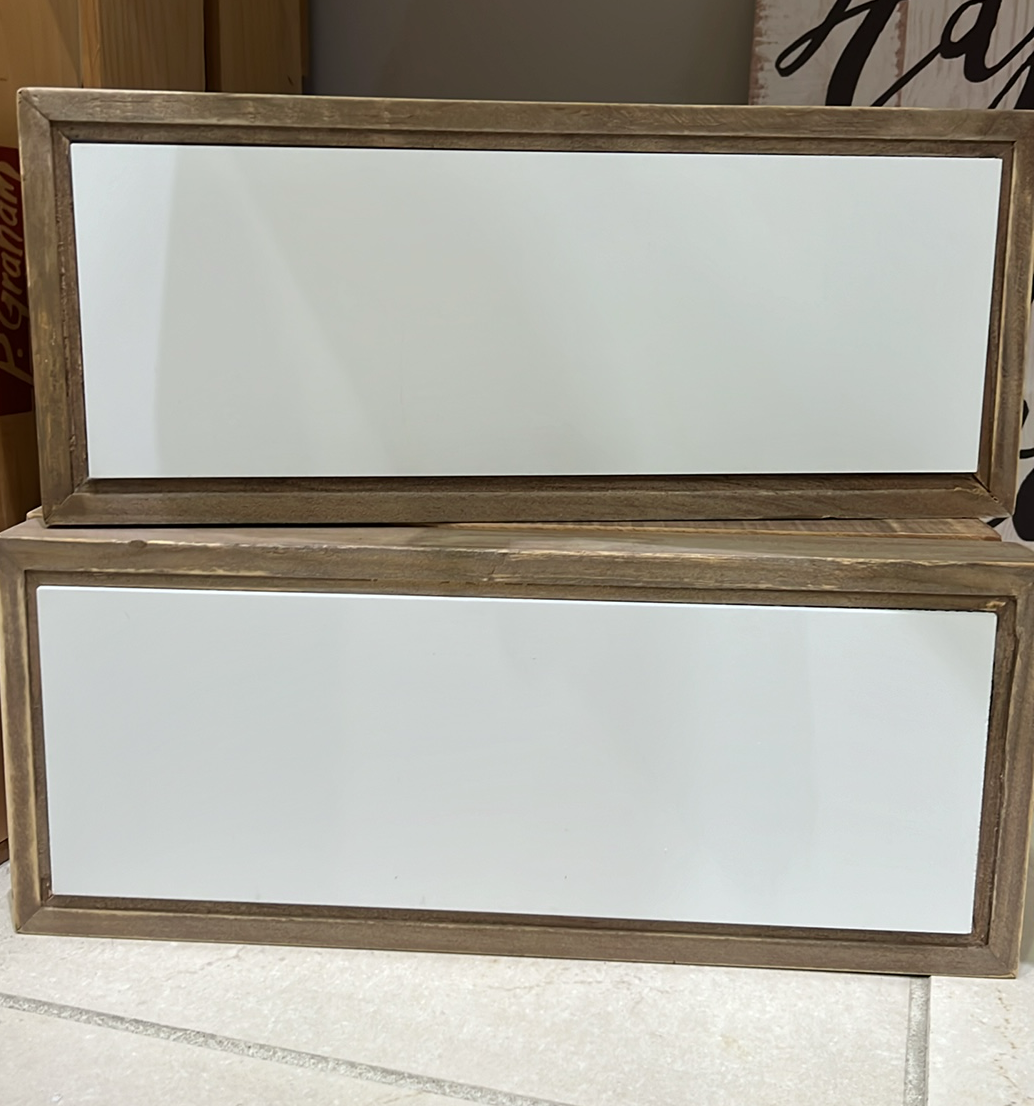 Framed Sign 13.5x5.5