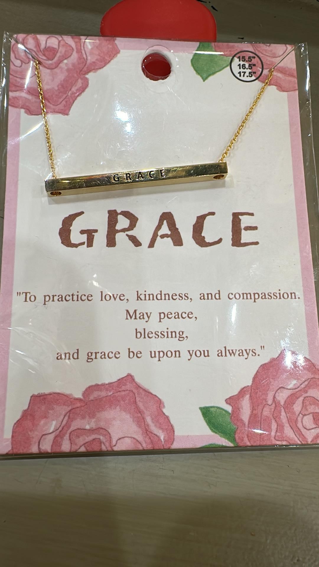 Grace Gold Bar Necklace