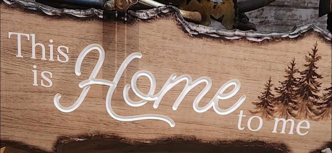 This Is Home To Me Sign