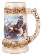 Meger Bald Eagle Stein Without Lid