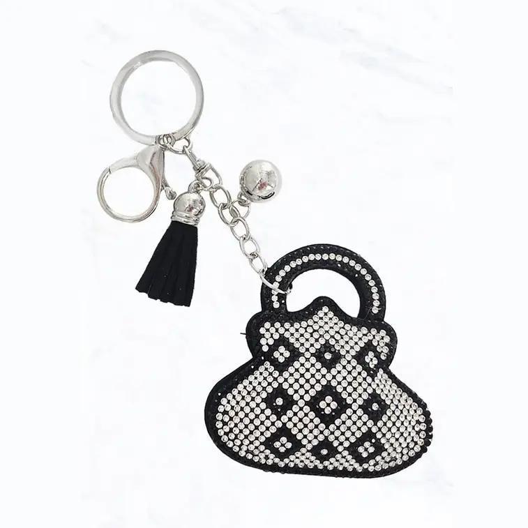 Suzie Q USA Rhinestone Puffy Keychains