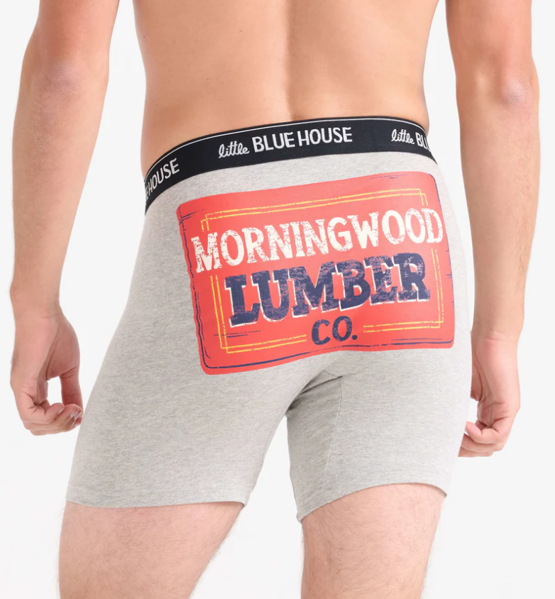 Little Blue House Morningwood Lumber Men's Boxer Briefs