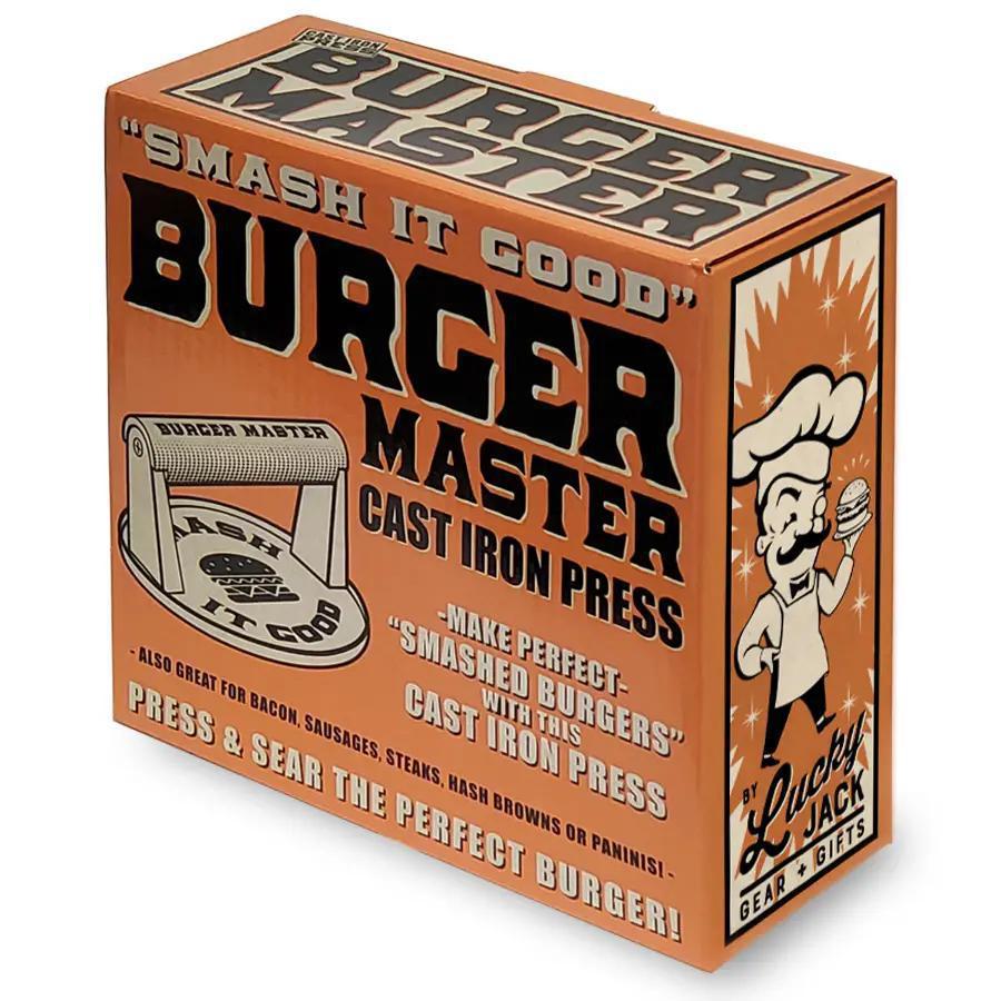 Burger Master – Cast Iron Grill Press