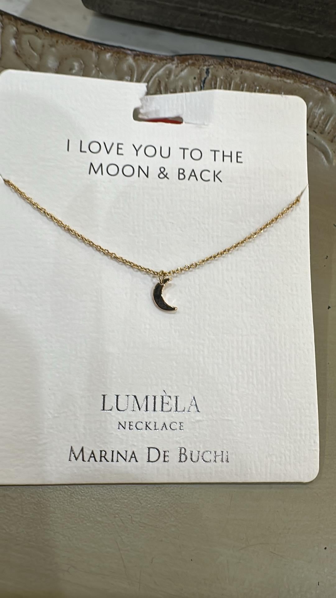 Moon & Back Necklace
