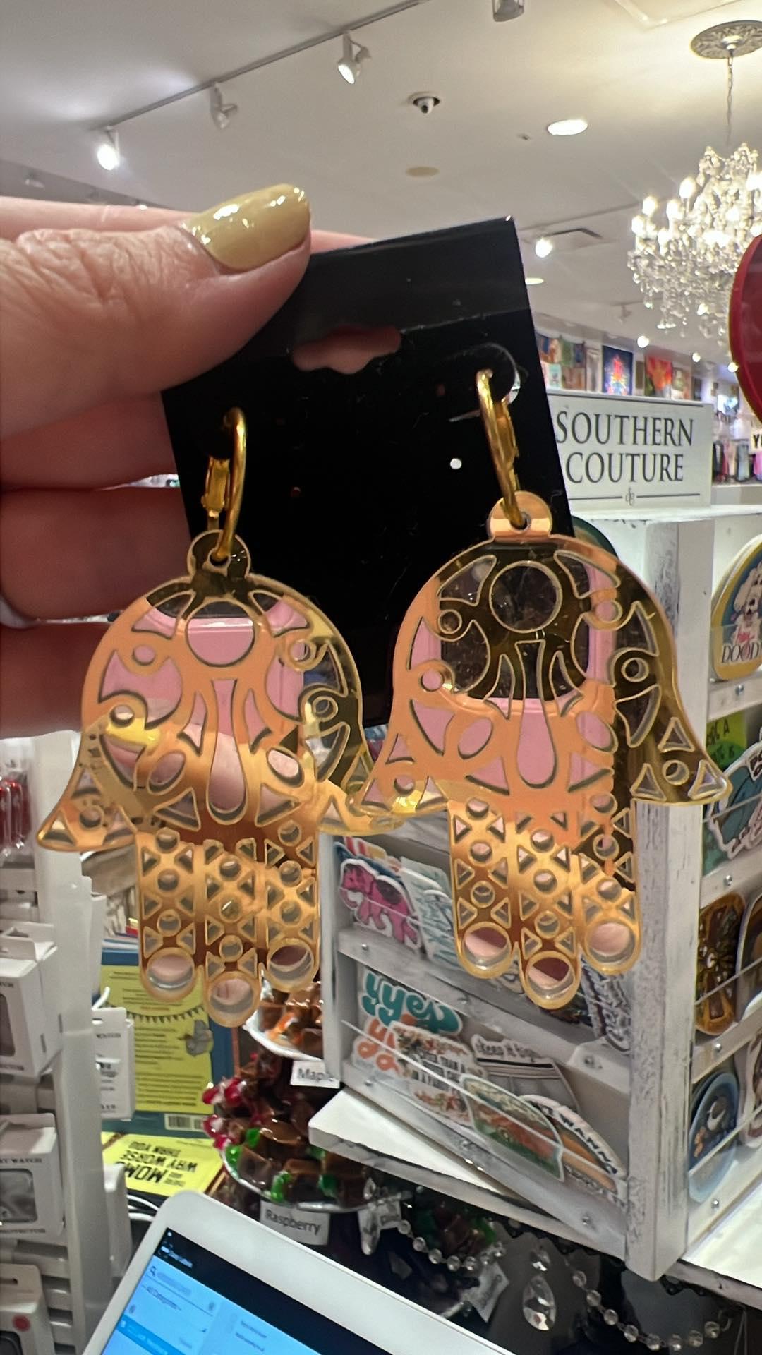 Hamsa Earrings