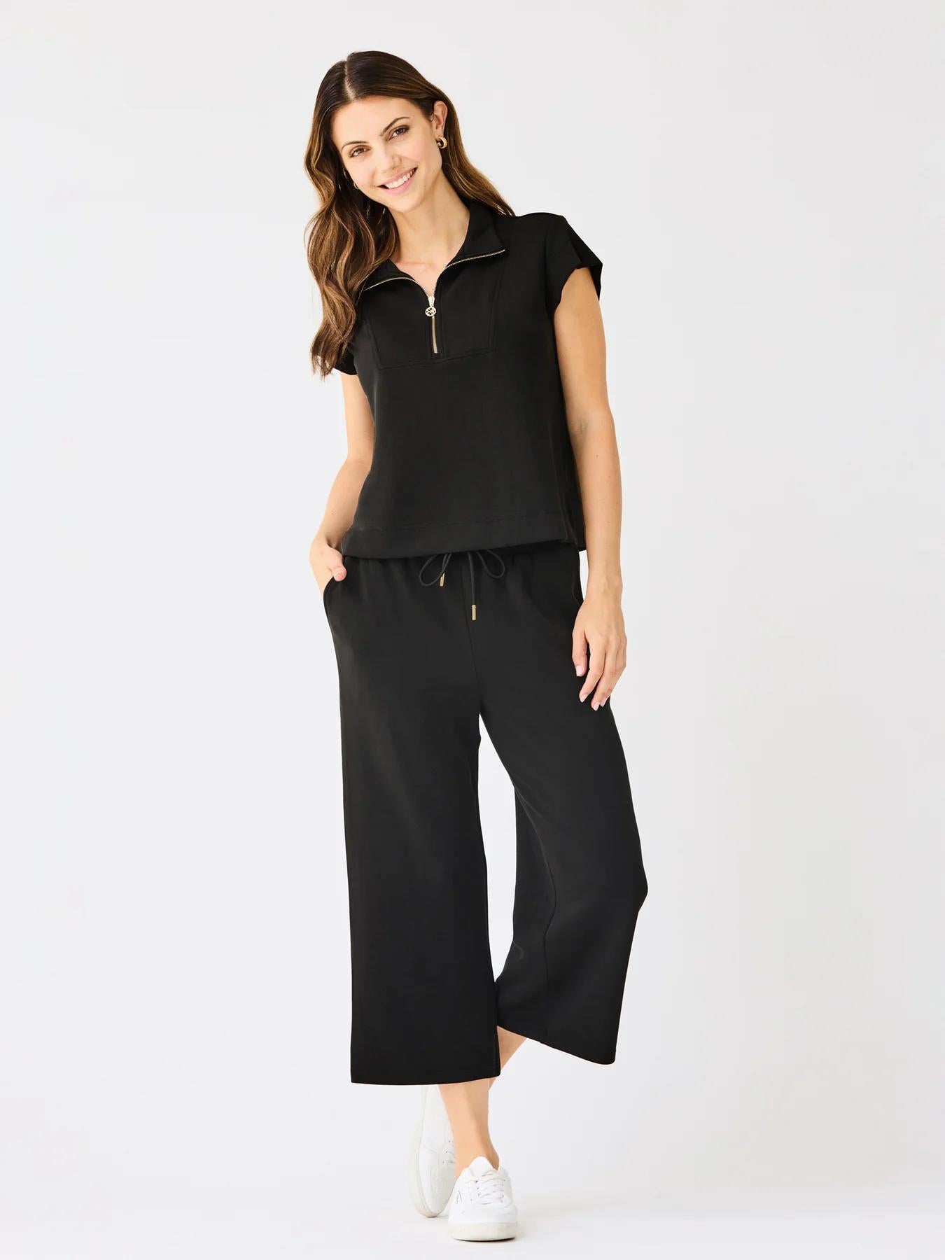 Sabrina Cropped Pants | Black
