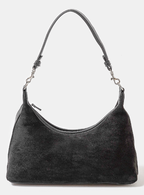 Classic Faux Suede Hand Bag