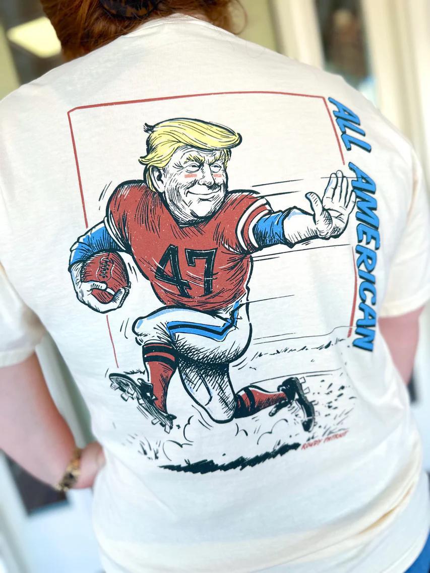 All American Tee in Ivory