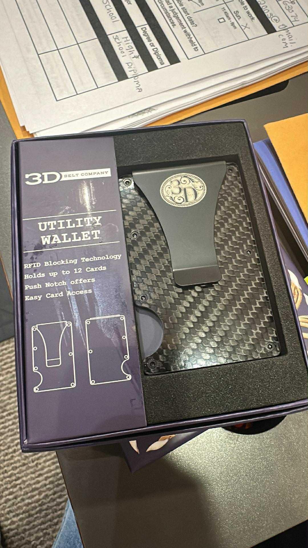 3D Belt Co Smart Wallet