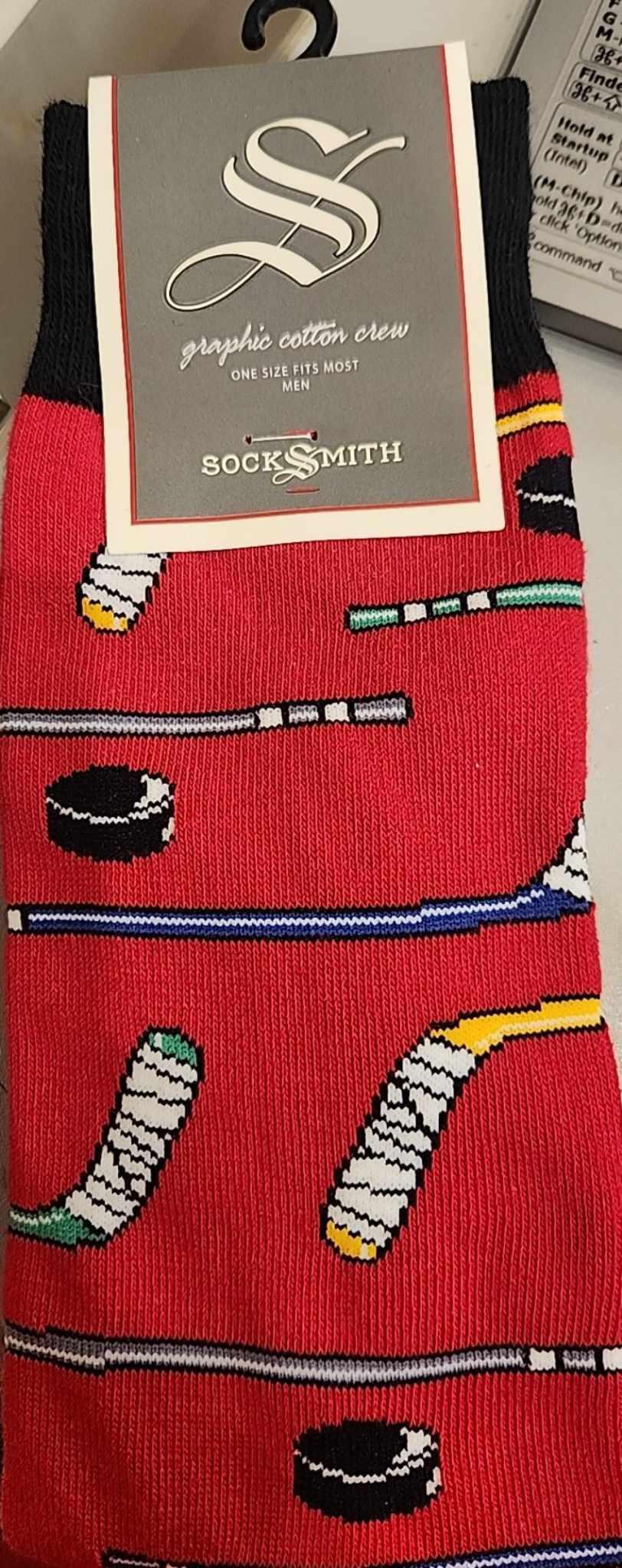 Red Hockey Socks