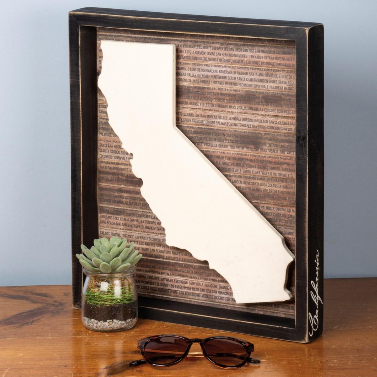 California State Box Sign