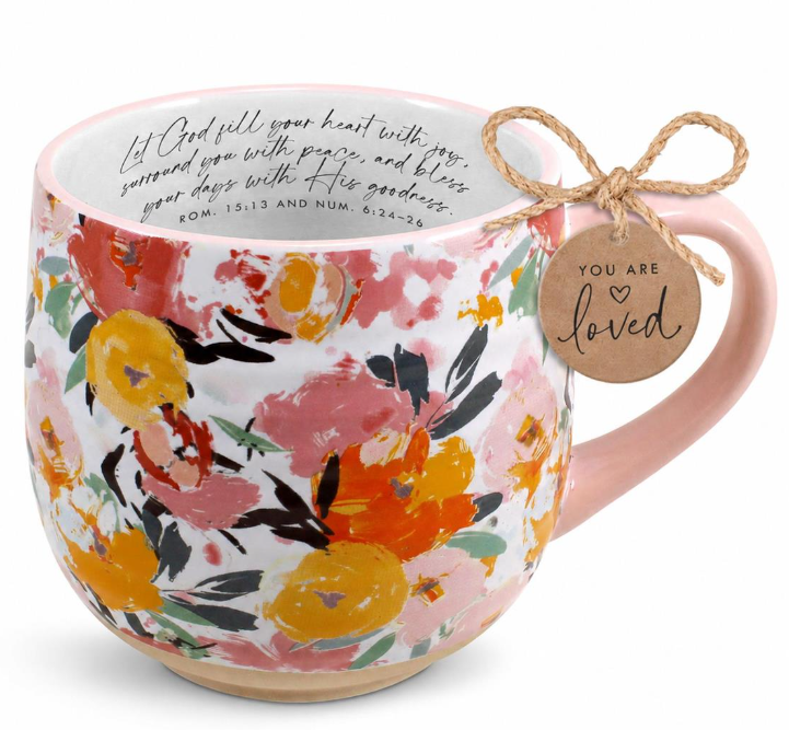 Mug Blooming Joy Let God 18OZ