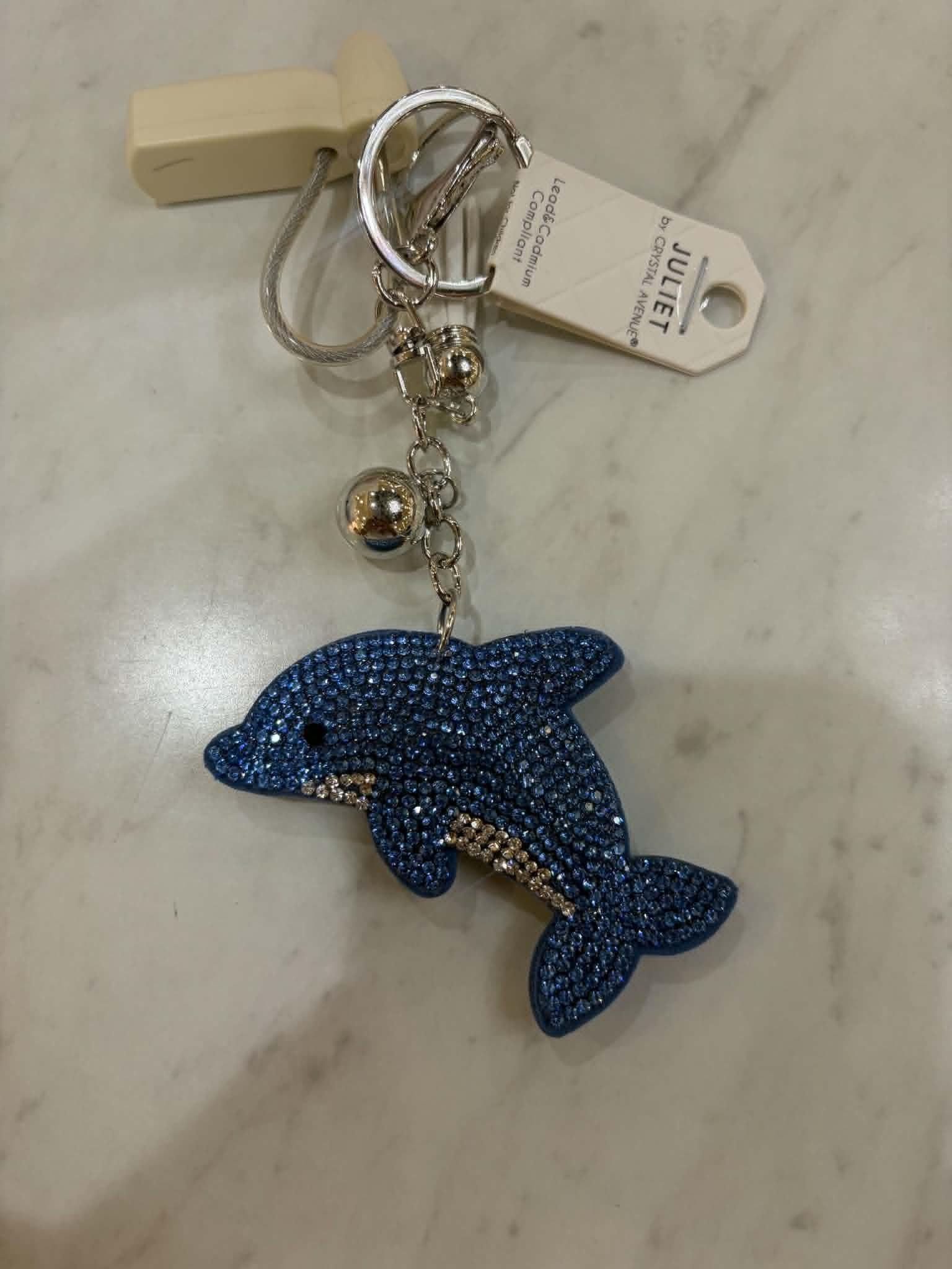 Puffy Rhinestone Keychains