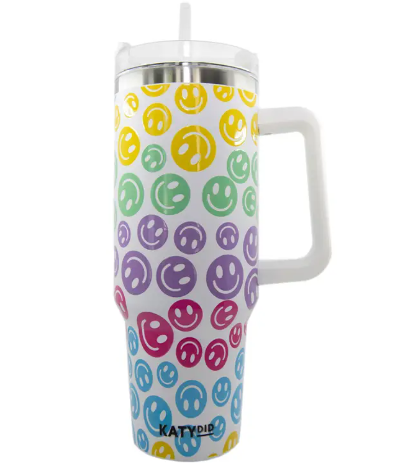 Katydid Groovy Flowers 40oz Tumbler