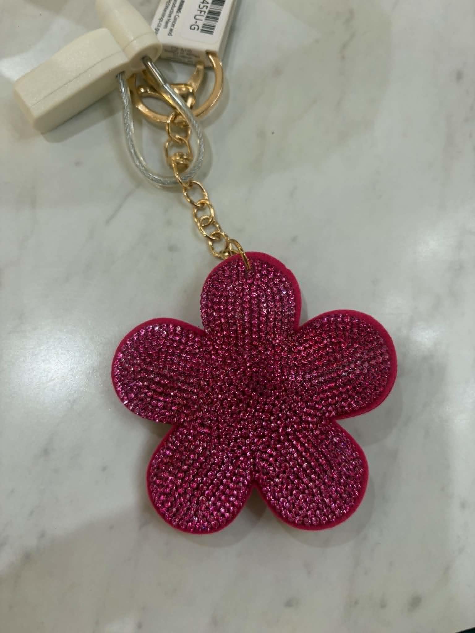 Puffy Rhinestone Keychains