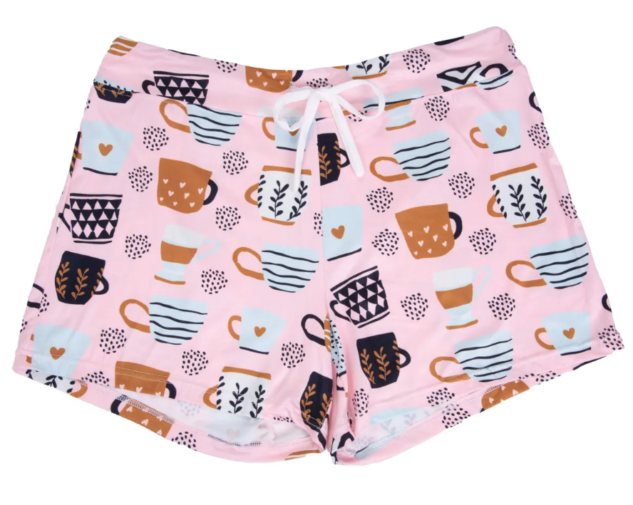 Caramel Macchiato Pajama Shorts