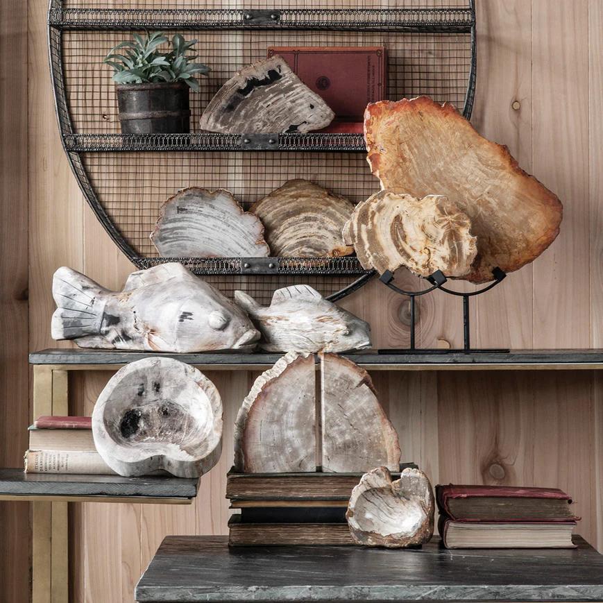 Petrified Wood Soap Dish