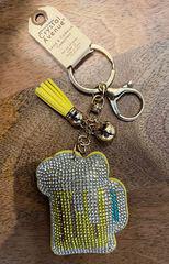 Crystal Beer Keychain