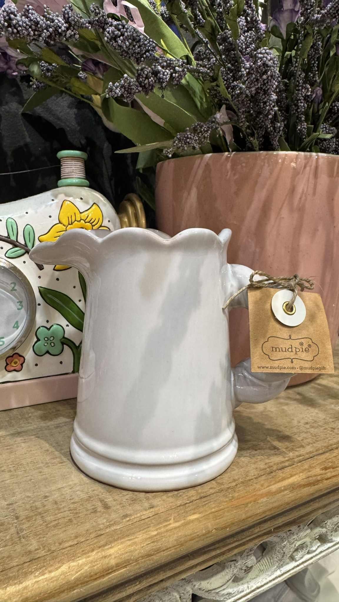 Twisted Handle Pitcher Vase