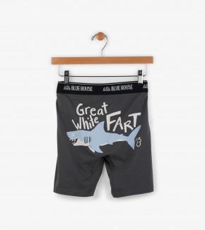 Little Blue House Great White Fart Men's Boxers