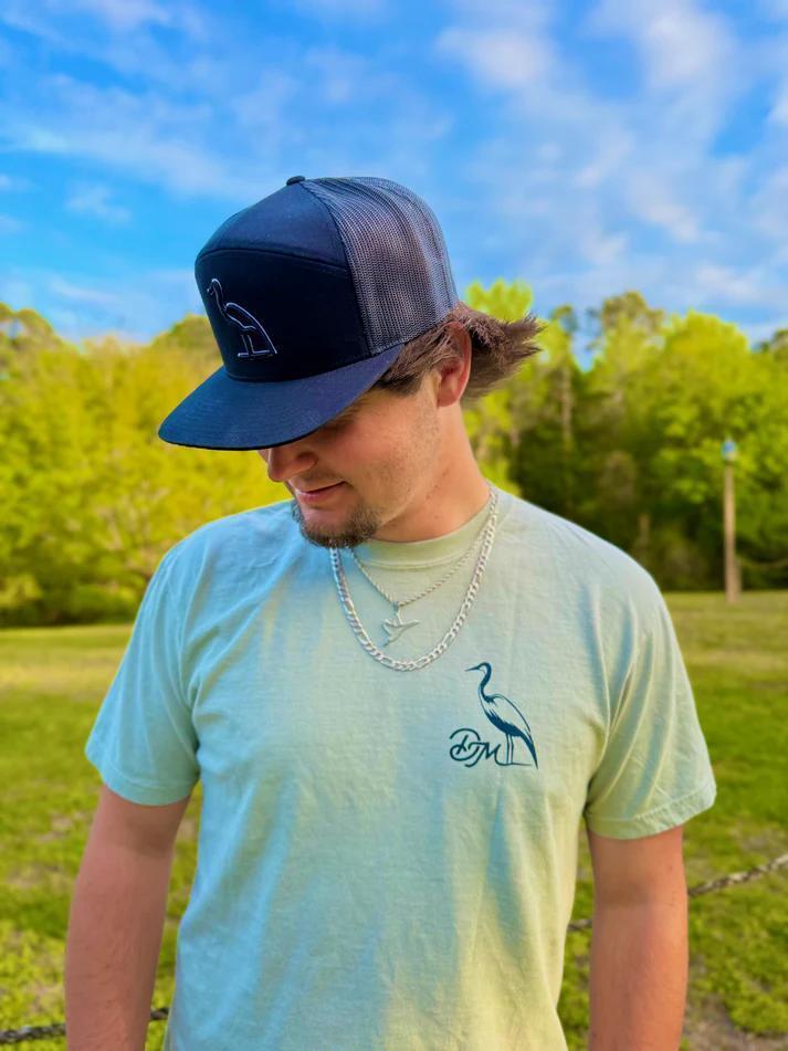 Shoreline Badge Tee | Ice Blue
