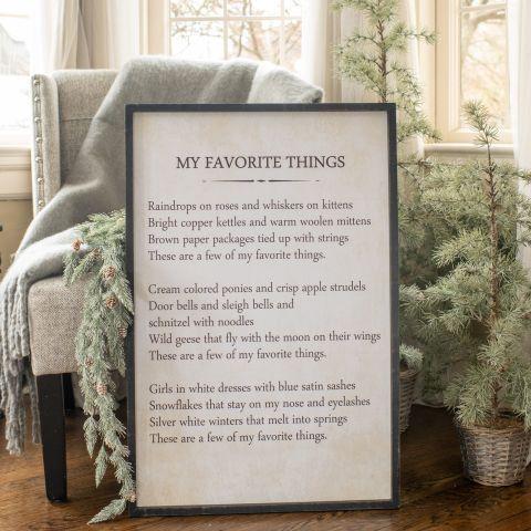 My Favorite Things