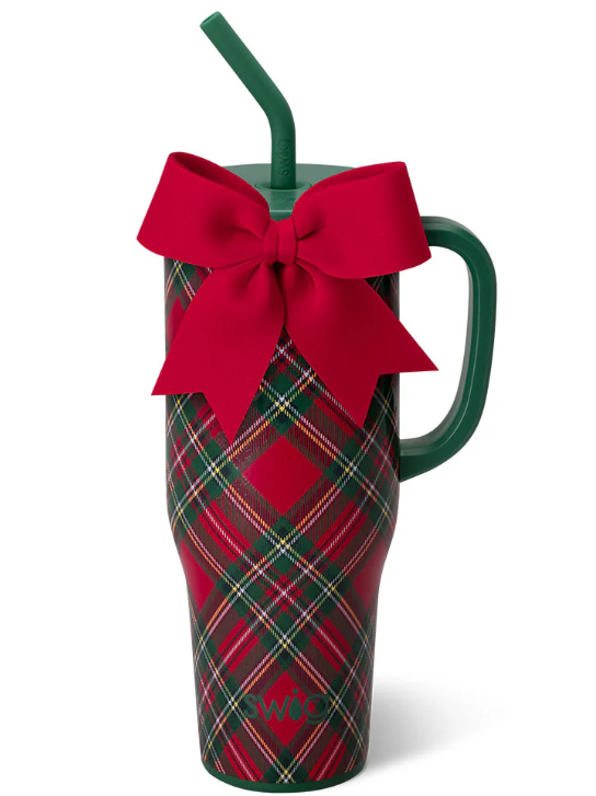 Swig - CHRISTMAS PLAID Mega Mug 40oz