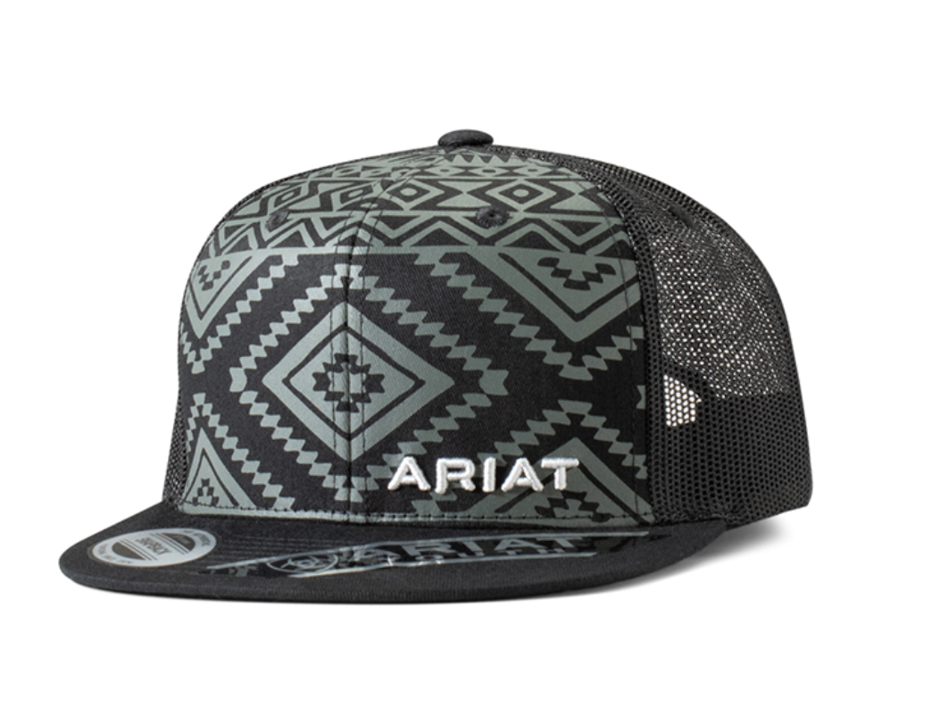 Ariat Youth Flat Bill Aztec Hat